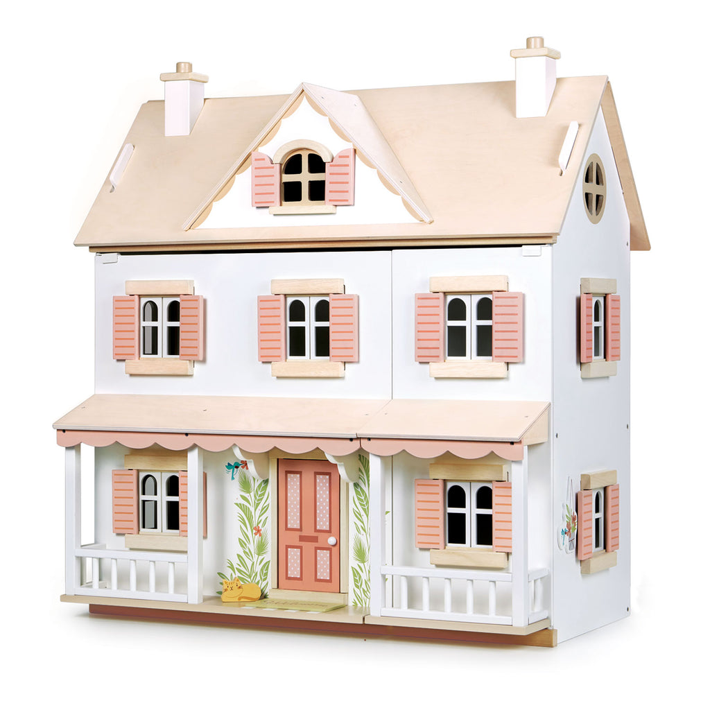 tenderleaf luxury wooden dolls house for children classic traditional sustainable luxury