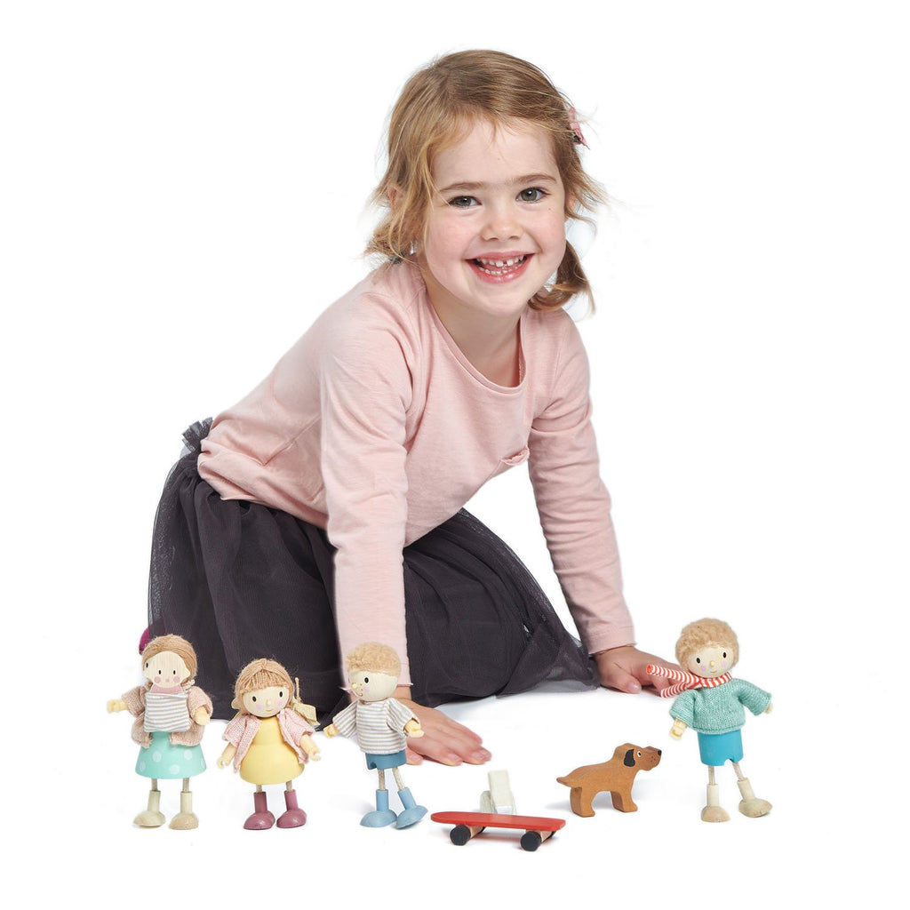 Tender Leaf Toys Wooden Dolls mrs goodwood and her baby