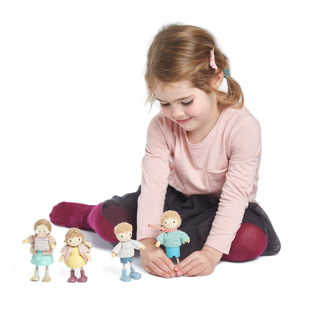 Tender Leaf Toys Wooden Dolls mrs goodwood and her baby