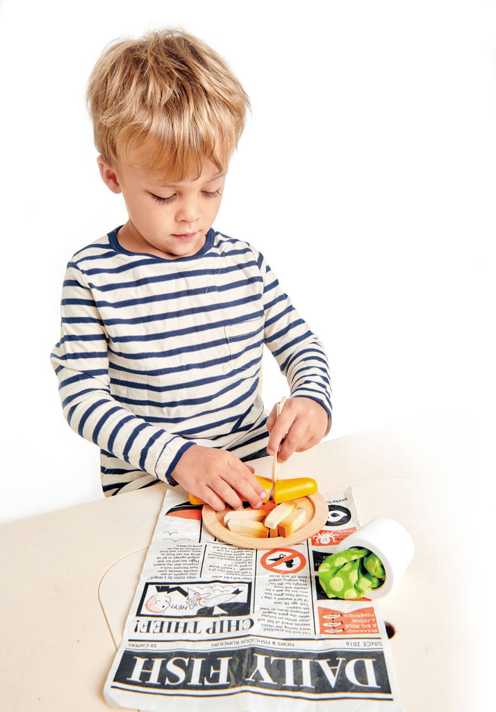 Tender Leaf wooden toys fish and chips