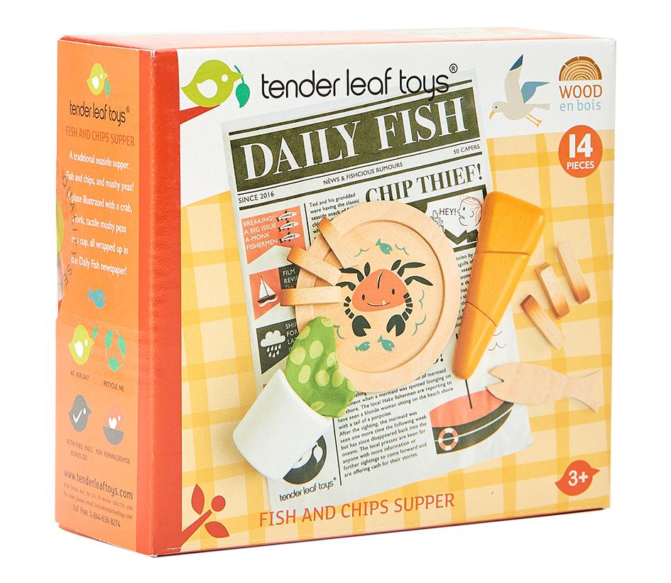 Tender Leaf wooden toys fish and chips