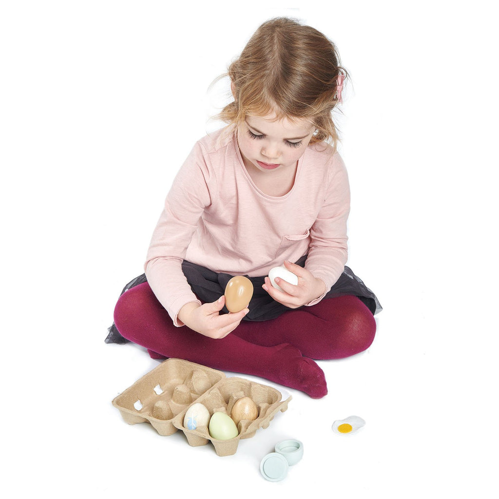 Tender Leaf wooden toy eggs