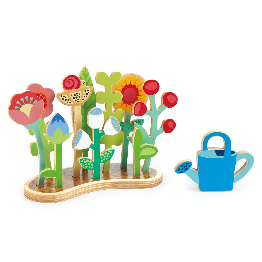 Tender Leaf wooden toy flower bed