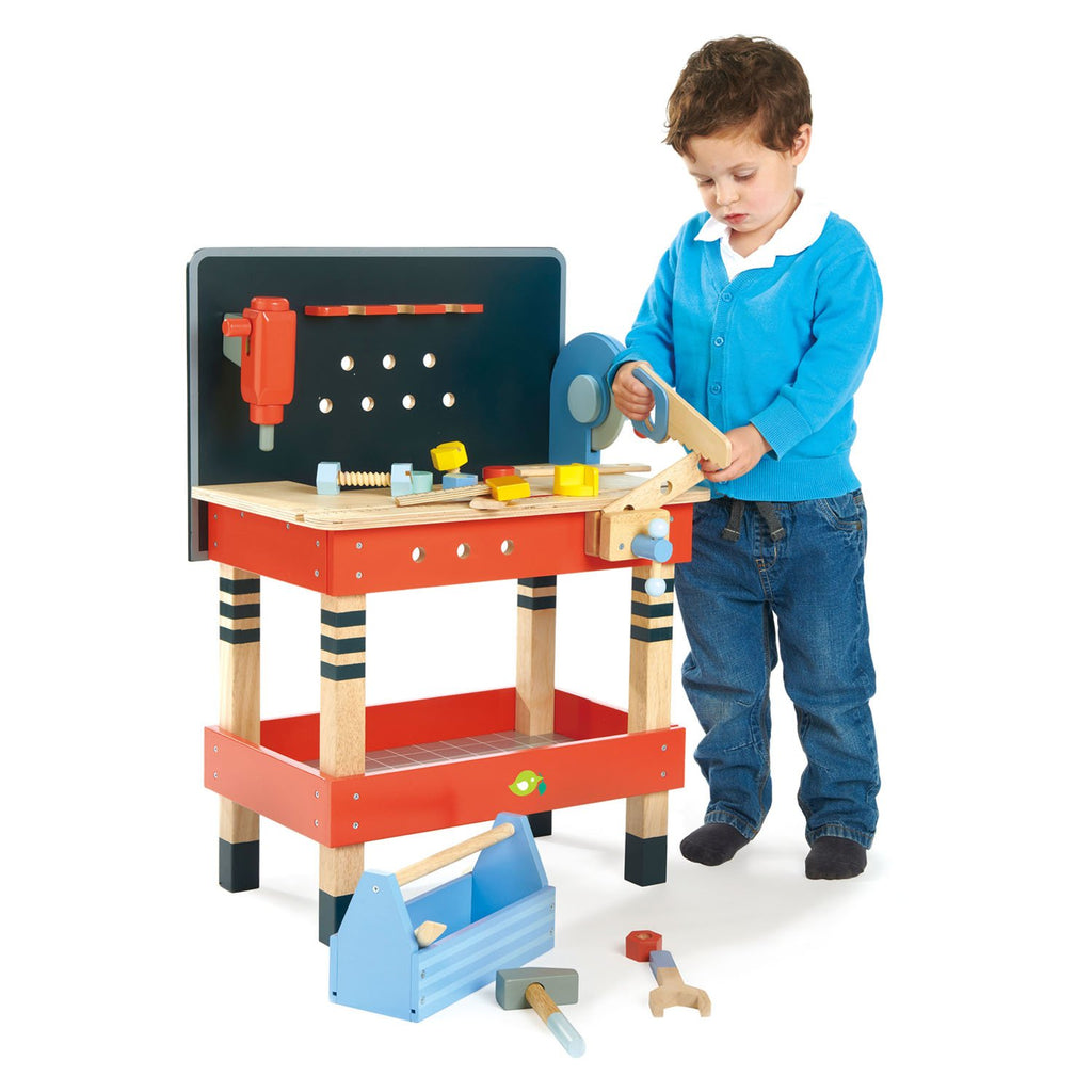 Tender Leaf wooden toy tool bench