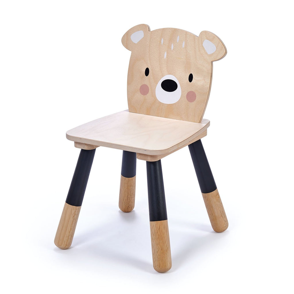 Tender Leaf Toys wooden stylish Bear chair made from top quality plywood and sustainable rubber wood